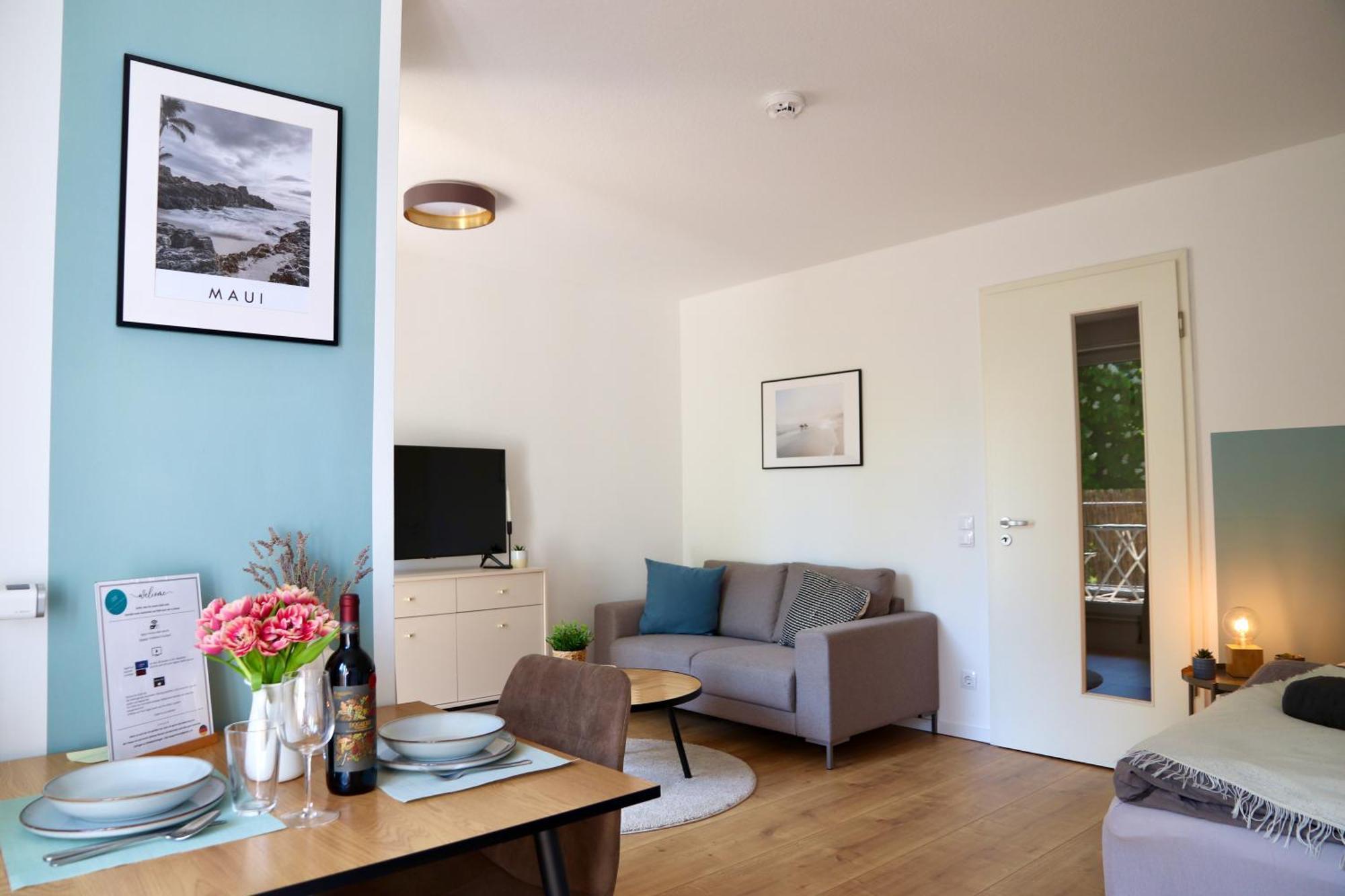 Gemuetliches 1R Apartment Mit Balkon, Parking, Tv Streaming มัคเดอบวร์ก ภายนอก รูปภาพ